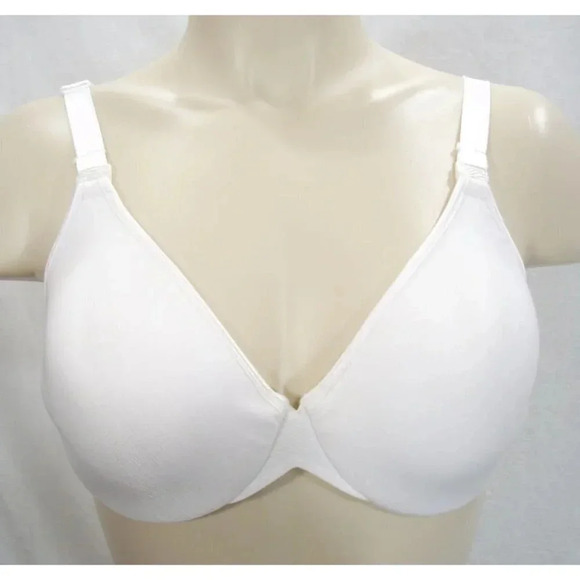 34C Bali 3312 Seductive Curves Invisible Shaping Underwire Bra White  Gently Pre - Picture 1 of 4